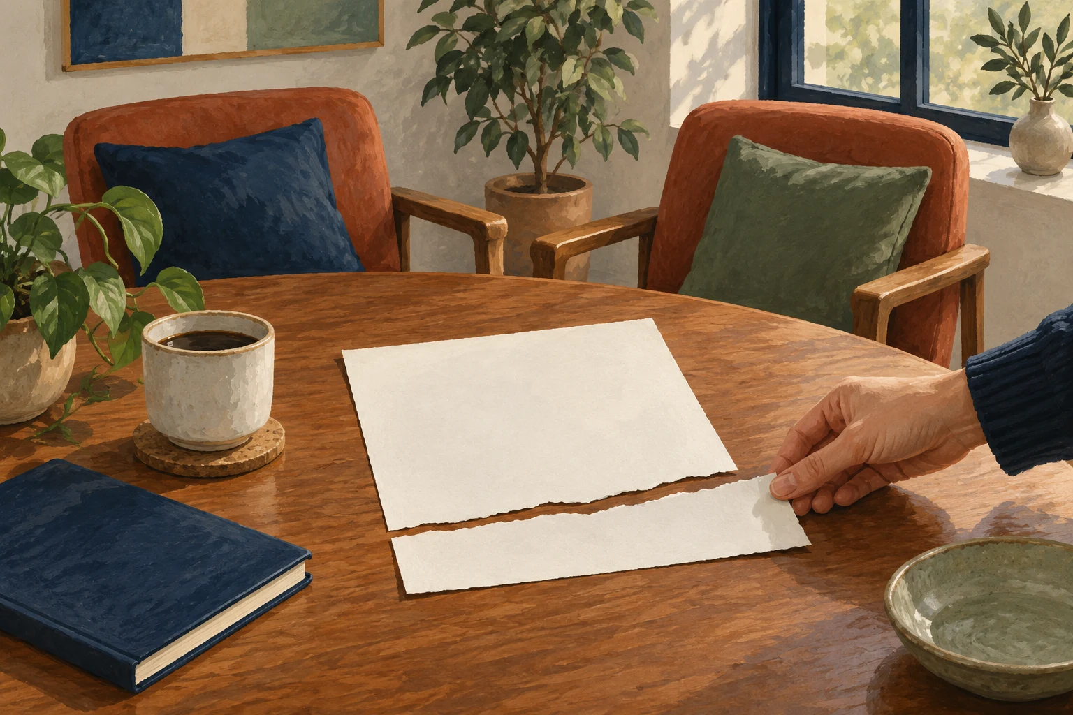 A paper excerpt reunited with its missing continuation