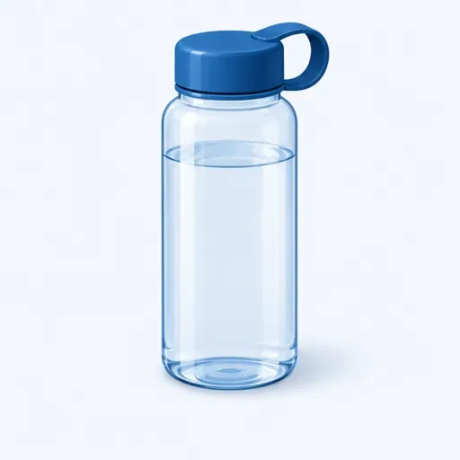 une bouteille d’eau: زجاجة ماء