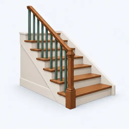 l’escalier: stairs