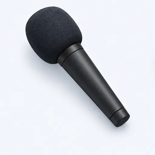 un micro: a microphone