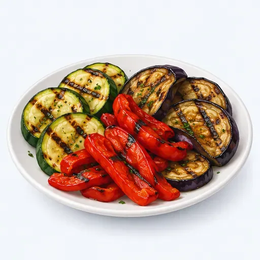 les légumes grillés: 烤蔬菜