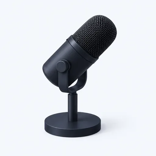 un micro: a microphone