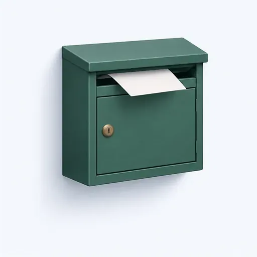 une boîte aux lettres: a letterbox