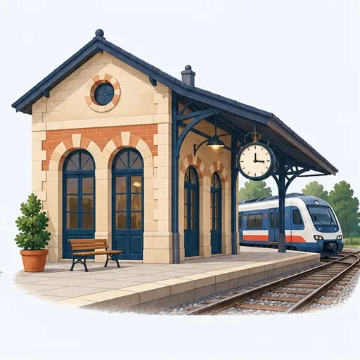 la gare: station