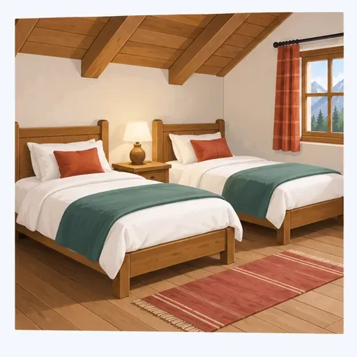 la chambre: bedroom