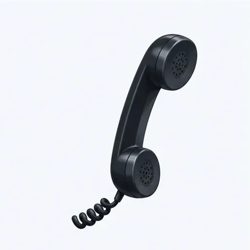 le combiné: telephone receiver