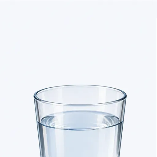 un verre d’eau: a glass of water