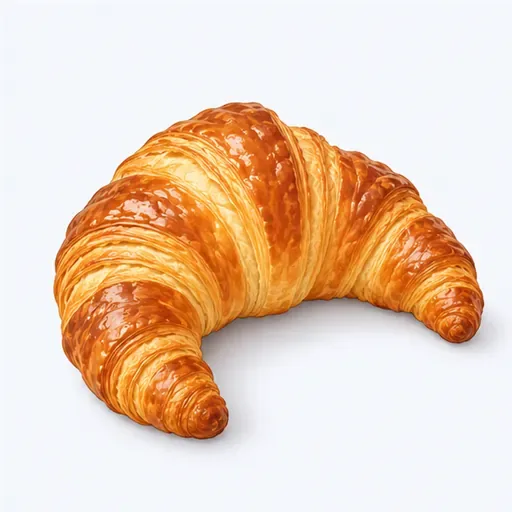 un croissant: a croissant