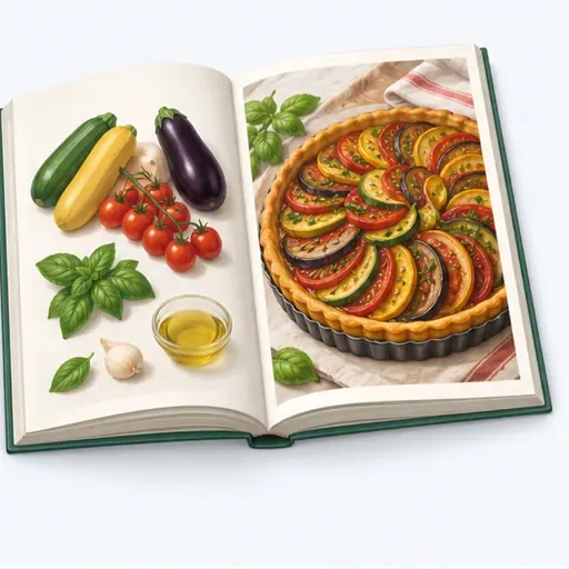 un livre de cuisine: a cookbook