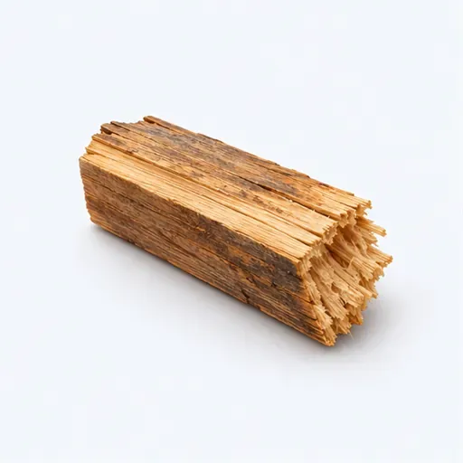 un bout de bois: a piece of wood