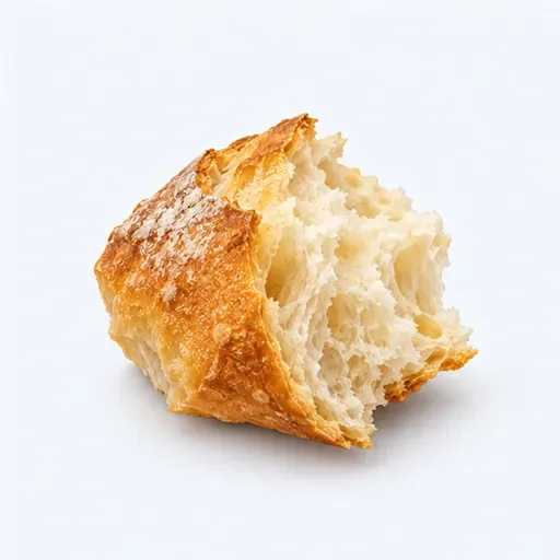 un bout de pain: a piece of bread