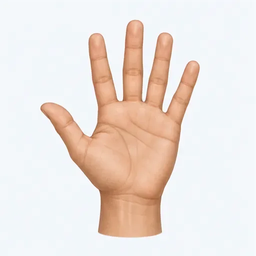 la main: hand