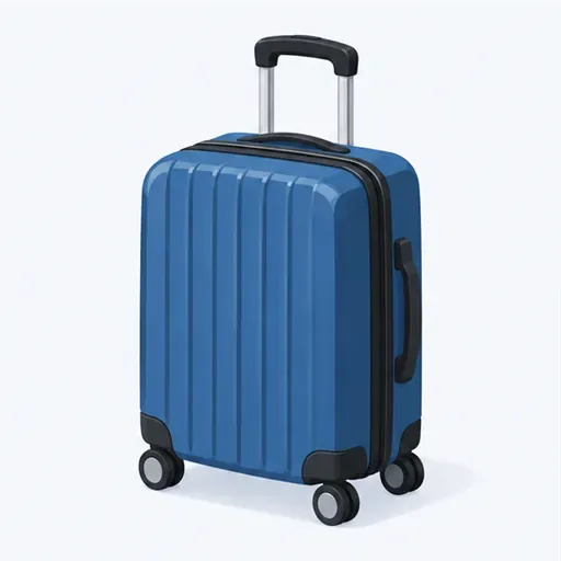 une valise: a suitcase