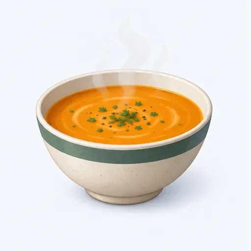 une soupe chaude: حساء ساخن