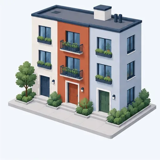 l’immeuble: 公寓楼