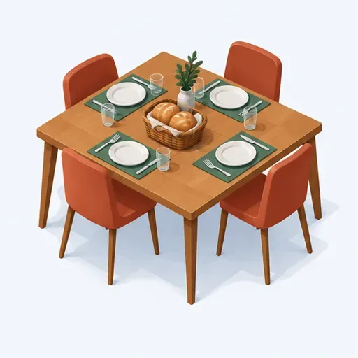 la table: 桌子