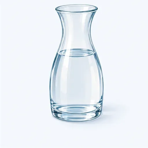 une carafe d’eau: a carafe of water
