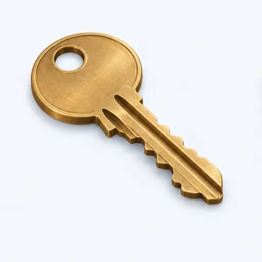 une clé: key