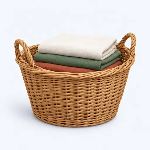un panier à linge: laundry basket