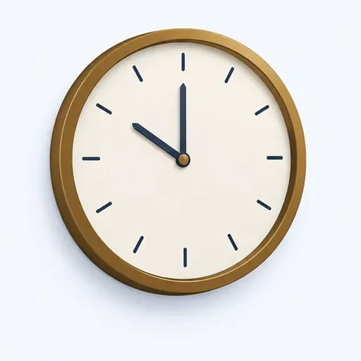 l’horloge: clock