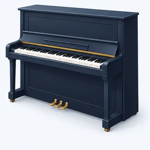 un piano: a piano