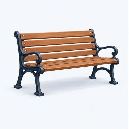 le banc: bench