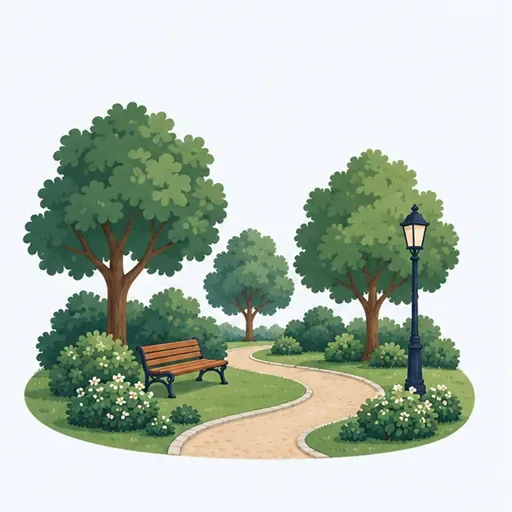 le parc: حديقة عامّة