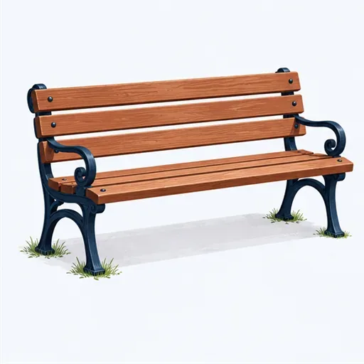 un banc: مقعد
