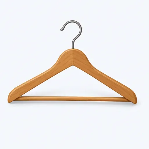 un cintre: coat hanger