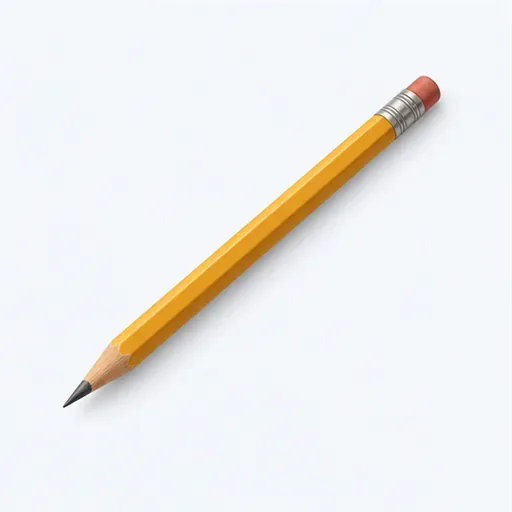 le crayon: pencil