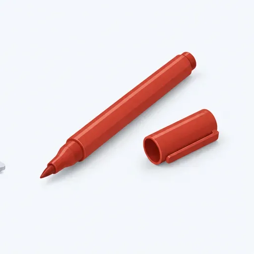 le feutre: felt-tip pen