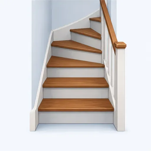 l’escalier: staircase