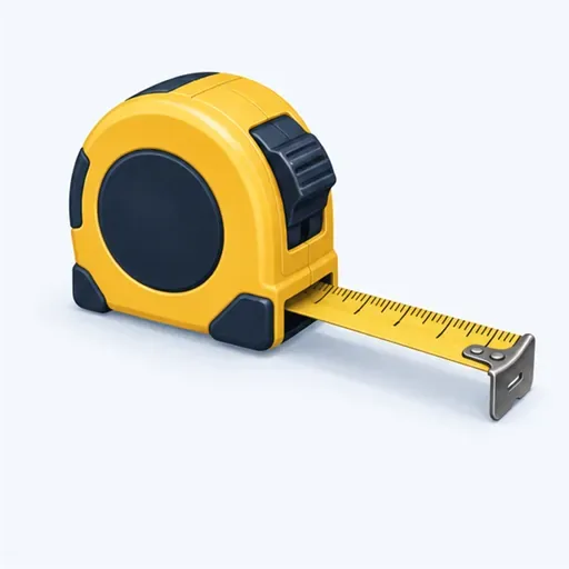 le mètre ruban: tape measure