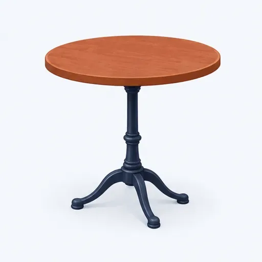 une table: a table