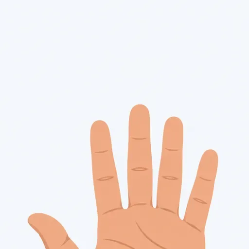 la main: hand