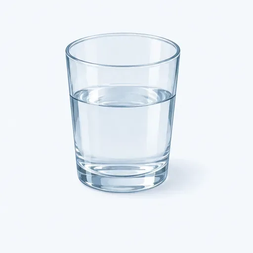 un verre d’eau: a glass of water