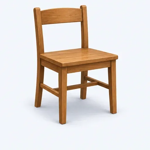 une chaise dure: a hard chair