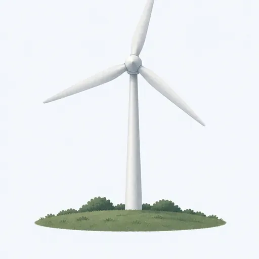 une éolienne: a wind turbine