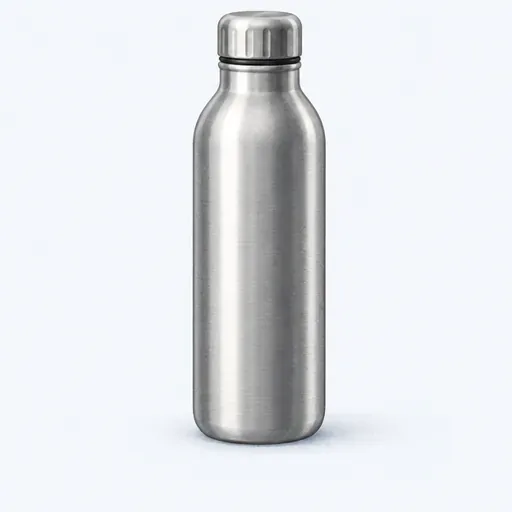 une gourde réutilisable: a reusable water bottle