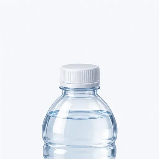 une bouteille d’eau: a bottle of water