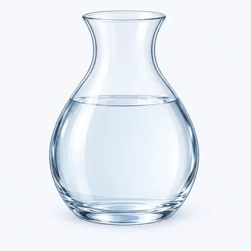 une carafe d’eau: a carafe of water