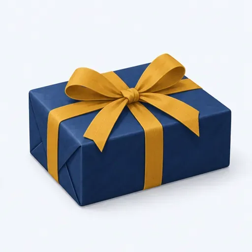 un paquet cadeau: هديّة مغلّفة
