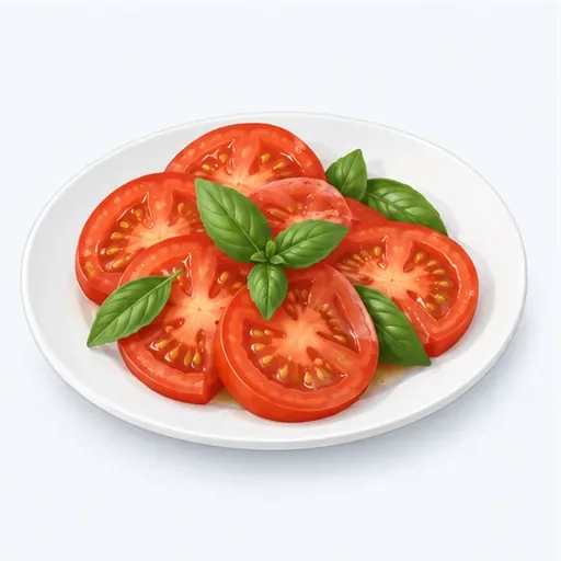 la salade de tomates: tomato salad