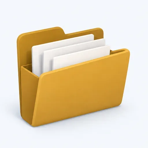 un dossier: a folder