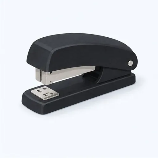 une agrafeuse: a stapler
