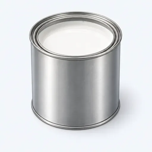 un pot de peinture: a tin of paint