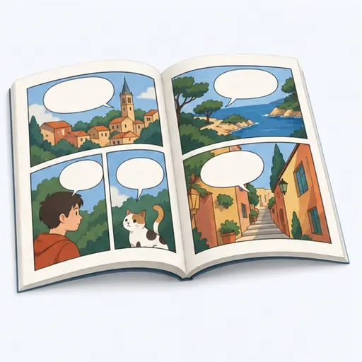 une bande dessinée: a comic book