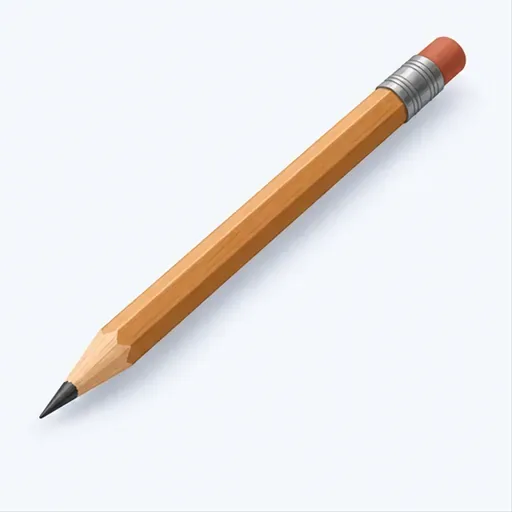 le crayon: lápiz