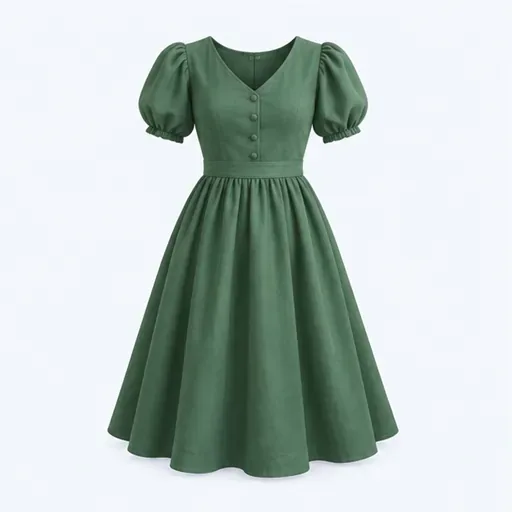 une jolie robe verte: a pretty green dress
