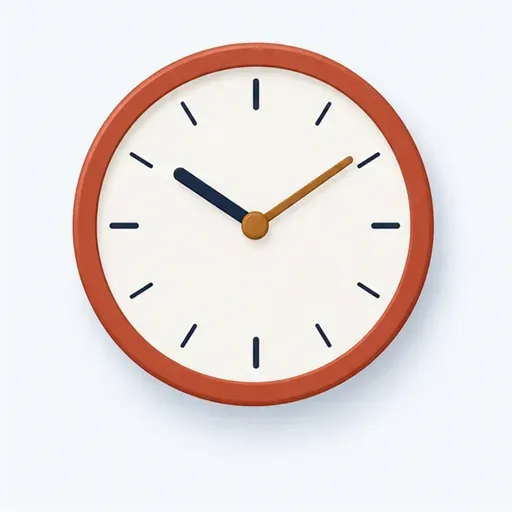l’horloge: clock
